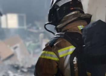 Intervención de los bomberos. Fotos: Bombers d'Eivissa