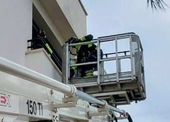 Intervención de los bomberos. Foto: Bombers d'Eivissa