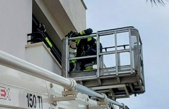 Intervención de los bomberos. Foto: Bombers d'Eivissa