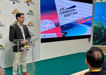 Presentación de la prueba en la ITB de Berlín. Foto: Consell Insular de Formentera