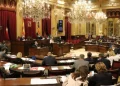Imagen de archivo de una sesión del Parlament balear.
