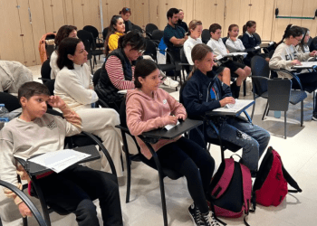 Imagen de un Pleno de la Infancia y la Juventud de Formentera.