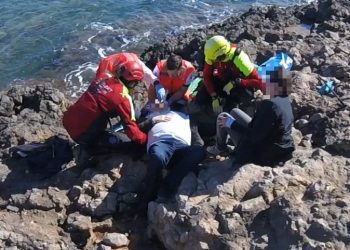Un momento de la intervención. Foto: Bombers d'Eivissa