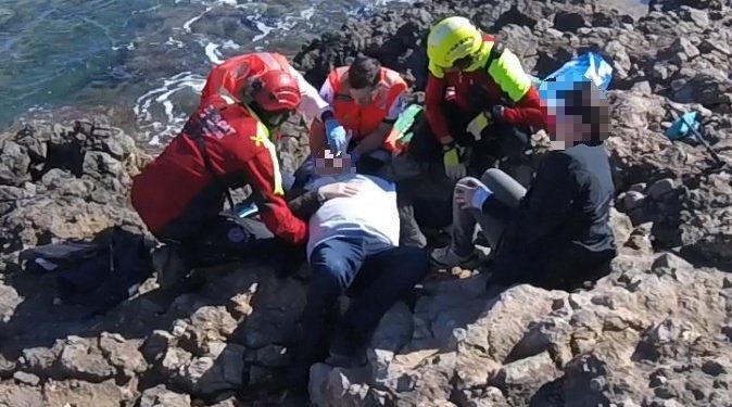 Un momento de la intervención. Foto: Bombers d'Eivissa