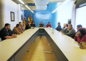 Un momento del encuentro celebrado hoy. Foto: Ayuntamiento de Sant Antoni