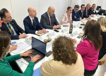 Reunión con turoperadores hoy en la ITB de Berlín. Foto: Consell Insular de Formentera
