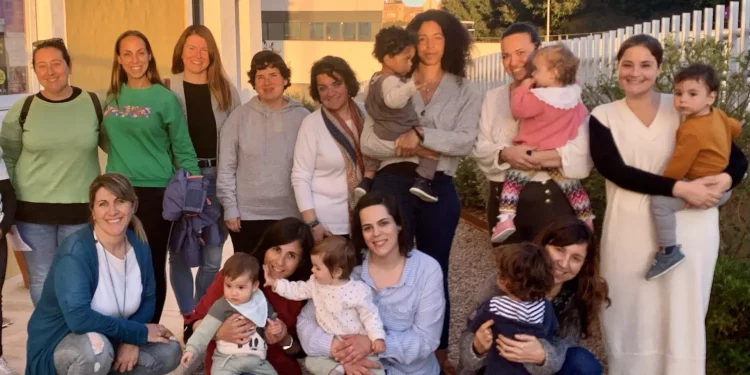Familias de la Associacio Monomarental d’Eivissa i Formentera (Ammpeif) en una imagen de archivo.