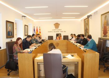 Constitución de la comisión. Foto: Ayuntamiento de Santa Eulària