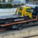 La grúa empleada para robar los coches en diferentes localidades de Ibiza. Imágenes Guardia Civil