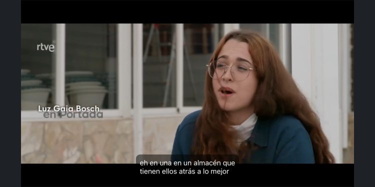 Uno de los testimonios de En Portada de TVE. Imagen TVE