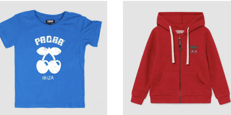 Camisetas y sudaderas forman parte de la donación de más de 9.000 prendas.