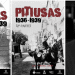 José Luis Mir con sus dos trabajos sobre la guerra en Ibiza.