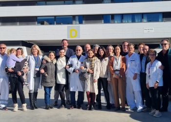 En la foto los coordinadores médicos y de enfermería de los centros de salud, con el gerente y las directoras de enfermería y Atención Primaria.
