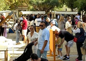 Una edición anterior de la Feria de estocs.