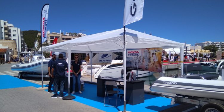 Una imagen de una edición anterior de la Feria Náutica de Sant Eulària. Foto Marina Santa Eulària