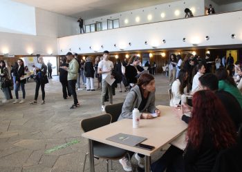 Una imagen de la feria de empleo Santa Eulpària Se n'Ocupa.
