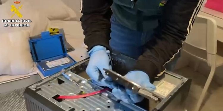 Imagen del operativo. Guardia Civil de Ciudad Real