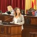 La consellera Marta Vidal, hoy, en el pleno del Parlament. Foto: Parlament balear