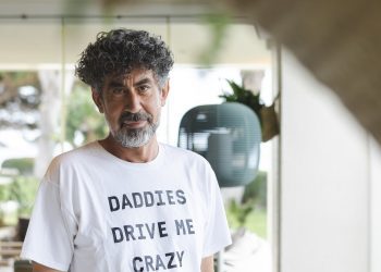 Piti Alonso en el hotel Me de Santa Eulària, donde ha estado alojado como invitado del Festival Ibicine.
