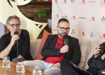 Pablo Alcántara y Héctor Escandell, en el podcast de 'Una de las nuestras' en el marco de Ibicine.