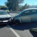Dos de los vehículos que se han visto implicados en el accidente.