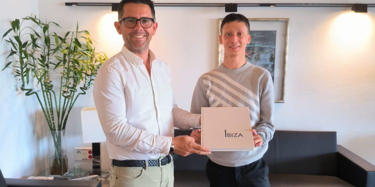 Triguero y Díaz, en Can Botino. Foto: Ayuntamiento de Ibiza