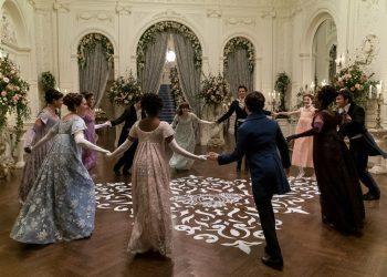 Una escena de baile en The Bridgerton. LIAM DANIEL/NETFLIX