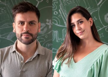 Mángel Sevilla y Nadine Gutiérrez.