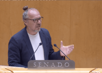 Juanjo Ferrer, en el Senado.