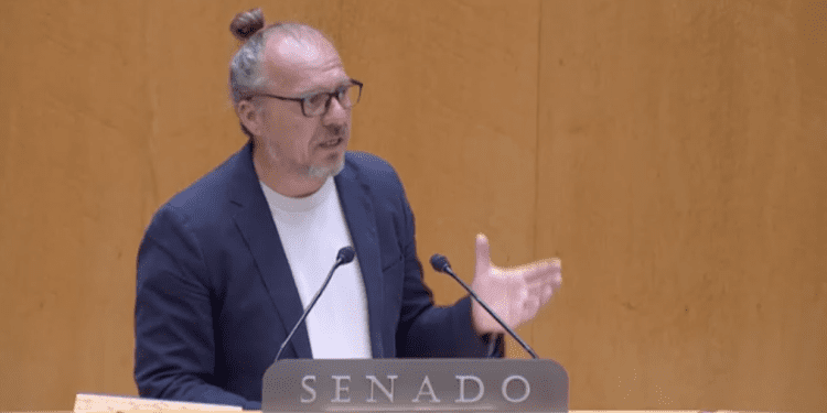Juanjo Ferrer, en el Senado.