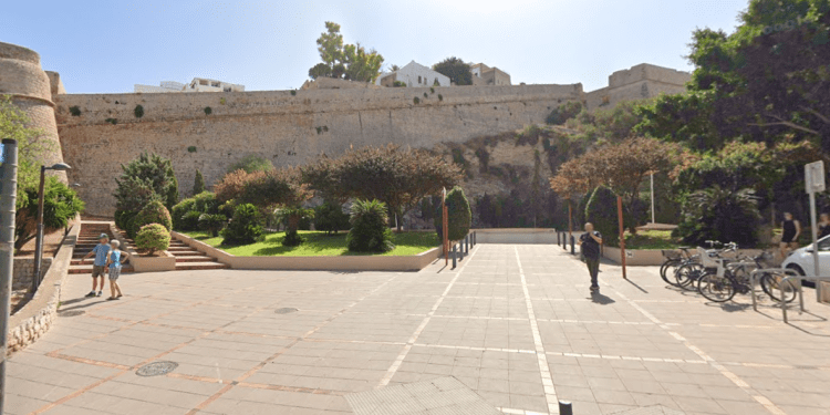 La presentación tendrá lugar en el parque Reina Sofía de Ibiza. Foto: Google Street View