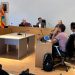 En el centro de la imagen, Córdoba durante un pleno de la institución. Foto: Consell Insular de Formentera