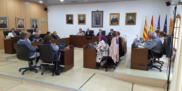 Imagen del pleno celebrado hoy. Foto: Ayuntamiento de Sant Josep