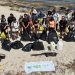 Participantes en las jornadas de limpieza del litoral. Fotos: Consell de Formentera
