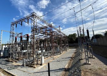 Imagen de una subestación eléctrica en Ibiza.