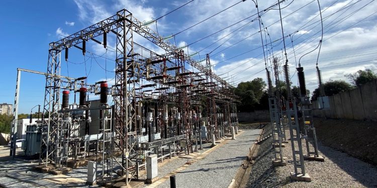 Imagen de una subestación eléctrica en Ibiza.