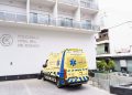 Ambulancia en la clínica Nuestra Señora del Rosario