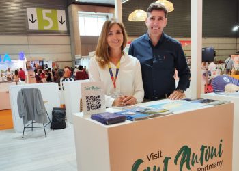 Presencia de Sant Antoni en la feria. Foto: Ayuntamiento de Sant Antoni