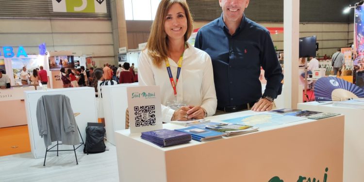 Presencia de Sant Antoni en la feria. Foto: Ayuntamiento de Sant Antoni