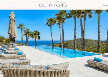 Una de las villas más caras de la web Guetta Homes en Ibiza.