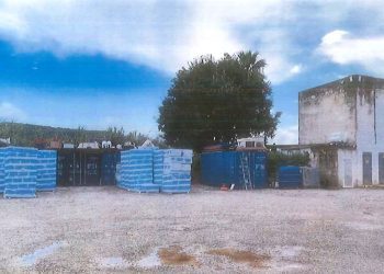 En la imagen, una de las infracciones, en este caso de actividades industriales, que ha detectado este año el consistorio. Imagen Ayuntamiento de Santa Eulària.