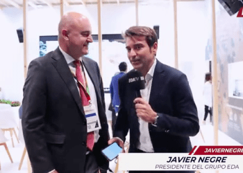 Vicent Marí y Javier Negre en Fitur.