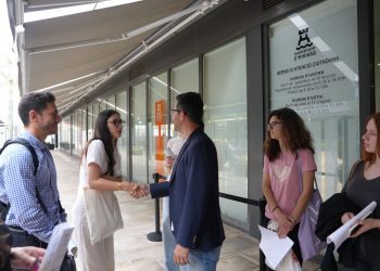 El alcalde ha recibido hoy a los jóvenes que se incorporan por el programa del SOIB.