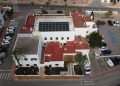 Placas solares en el Ayuntamiento de Sant Josep. Foto: Ayuntamiento de Sant Josep