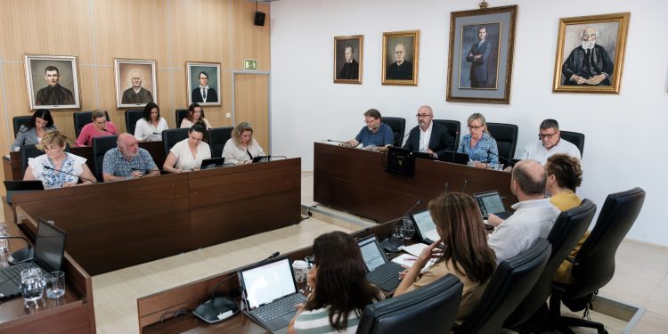 Pleno del ayuntamiento de Sant Josep.
