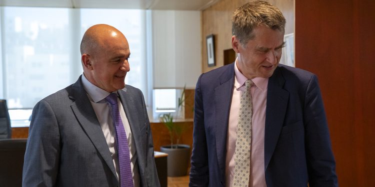 Marí y Elliot, en el Consell de Ibiza. Foto: Consell de Ibiza