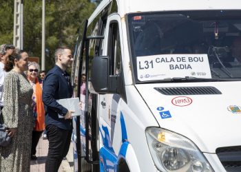 Una imagen de la presentación de la línea de Cala de Bou.