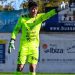 El guardameta Edu Frías, durante un partido. Foto: Peña Deportiva