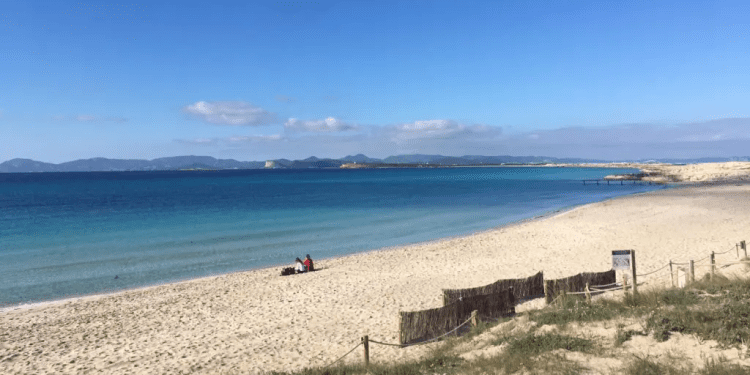 Imagen de archivo de ses Illetes, en Formentera.