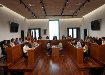 Un momento de la sesión plenaria. Foto: Ayuntamiento de Ibiza